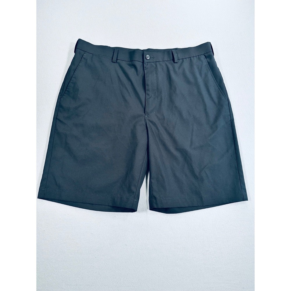 Champions Tour Men's Black Golf Shorts Size 38 NWOT Flat Front Polyester